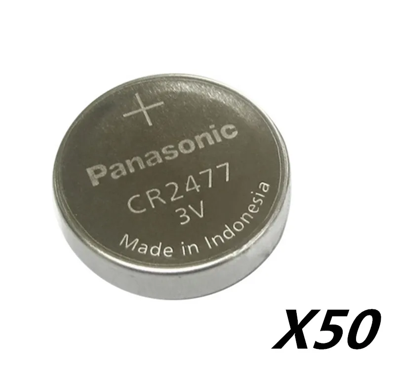 50pcs/lot New Genuine Panasonic CR2477 3V CR 2477 High Performance High ...