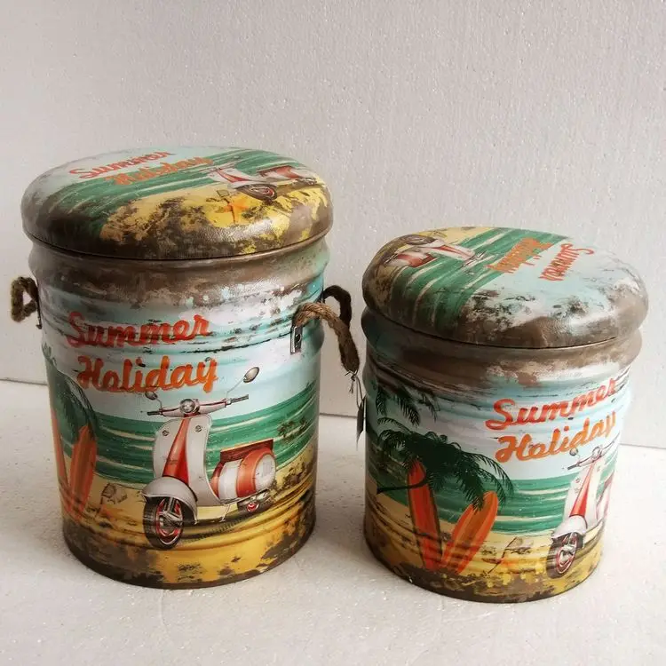 negara amerika eropa retro logam bangku penyimpanan bangku negara amerika eropa retro logam bangku penyimpanan bangku