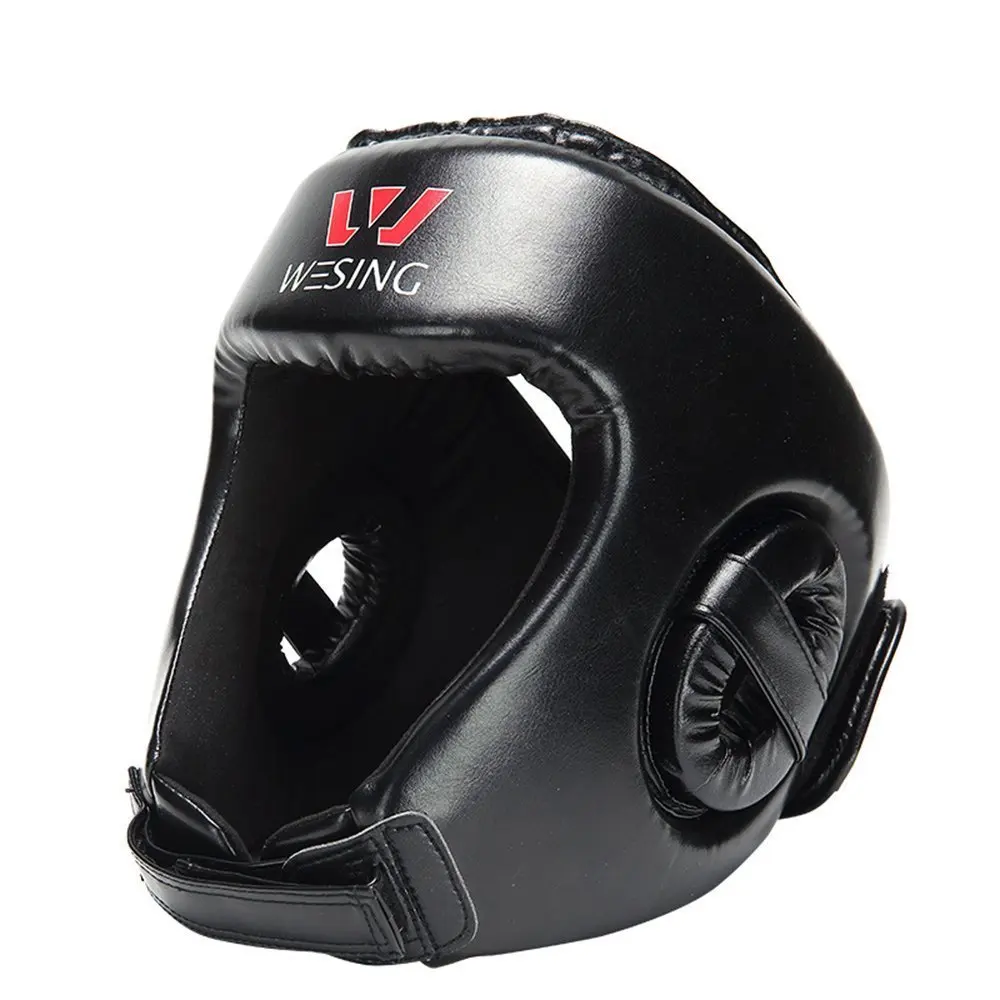 Product Details Pu Leather Sanda Boxing Head Guard Headgear Face