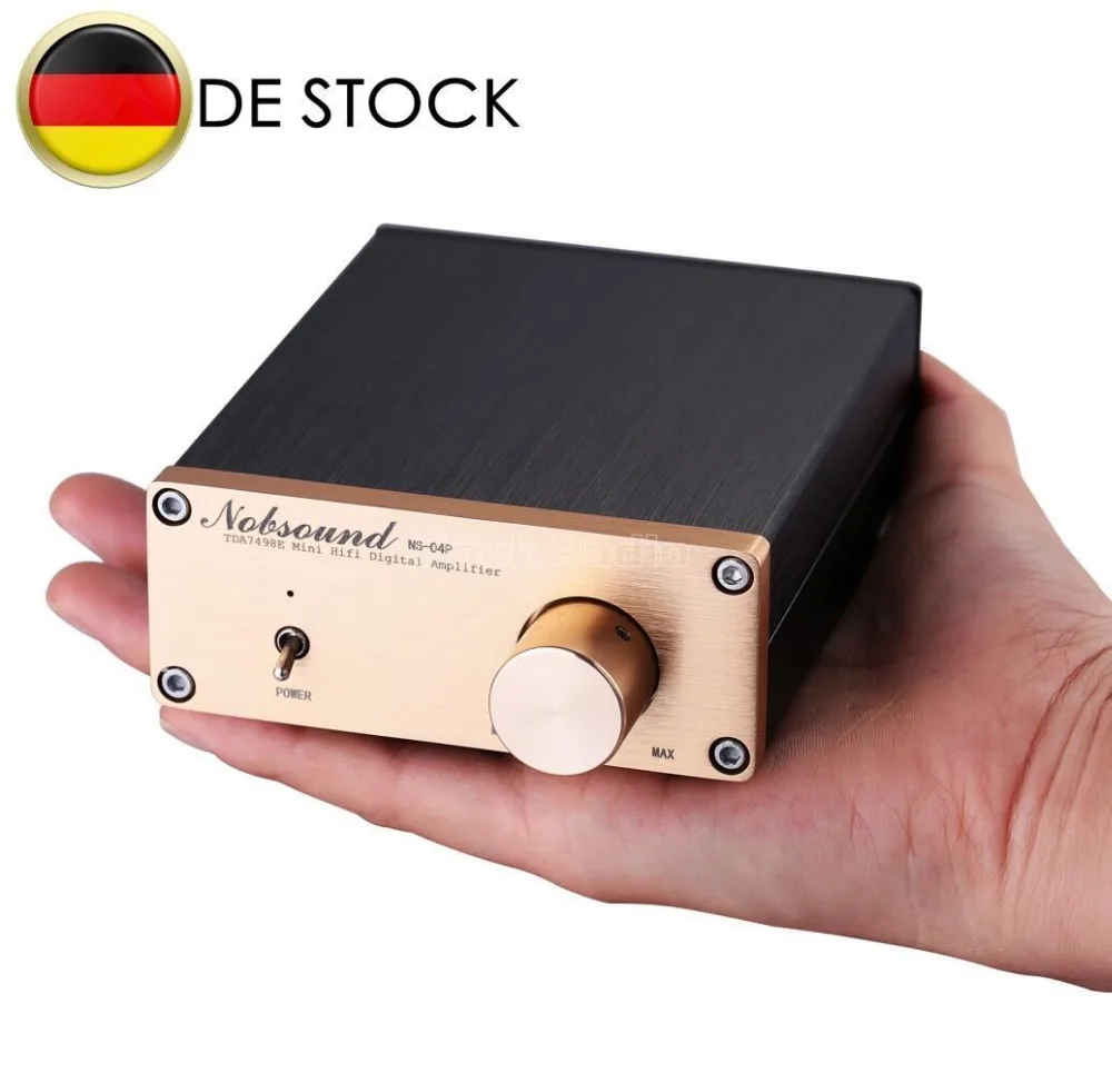 Nobsound NS-04P TDA7498E Dual Class-D Digital Audio Amplifier HiFi amp 160W*2 With EU Power Adapter Nobsound NS-04P TDA7498E Dual Class-D Digital Audio Amplifier HiFi amp 160W*2 With EU Power Adapter