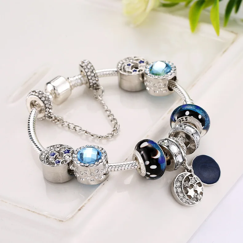

(With Box) SPC Ishay 100% 925 Sterling Silver Fashion Women's Jewelry Hollow Heart Bracelet 15.5cm for Gift Girl Lady