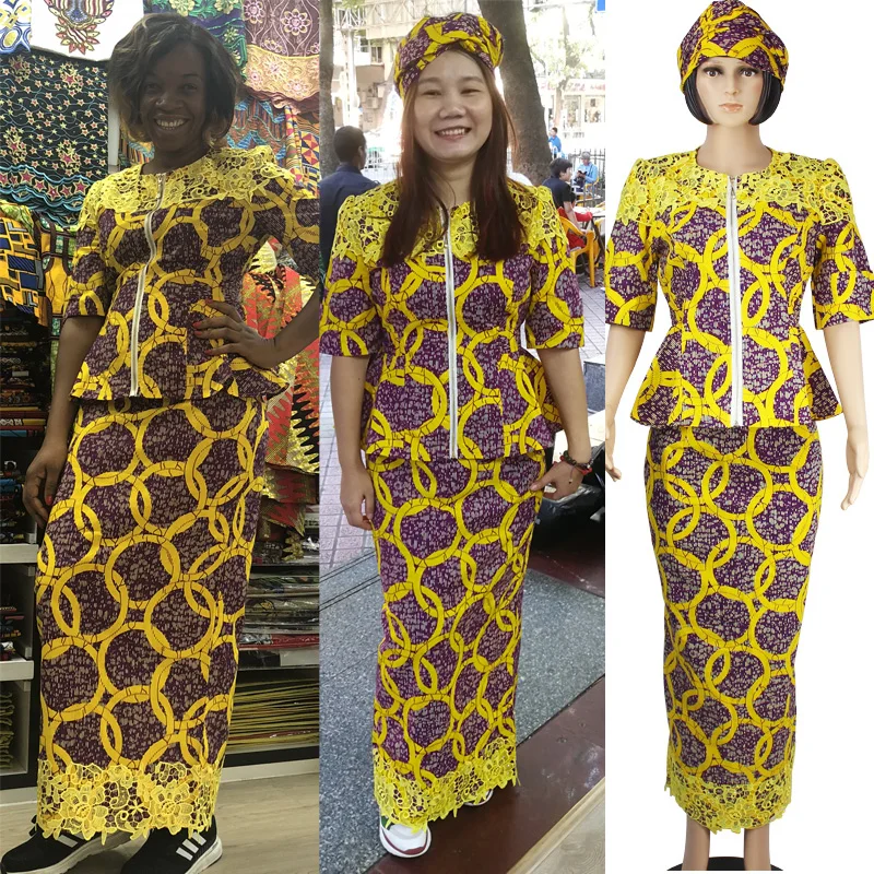 african wax dress styles