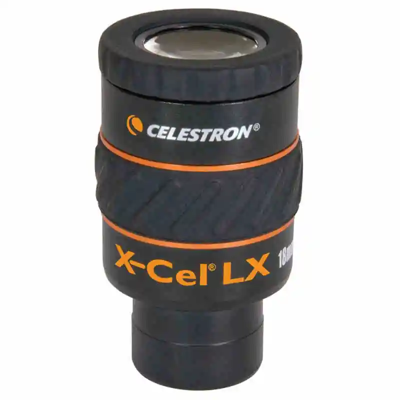 Celestron X-CEL LX 2,3 мм 5 мм 7 мм 9 мм 12 мм 18 мм 25 мм окуляр 60 градусов широкоугольный телескоп Туманность планетарный окуляр 1,25" - Цвет: 18mm