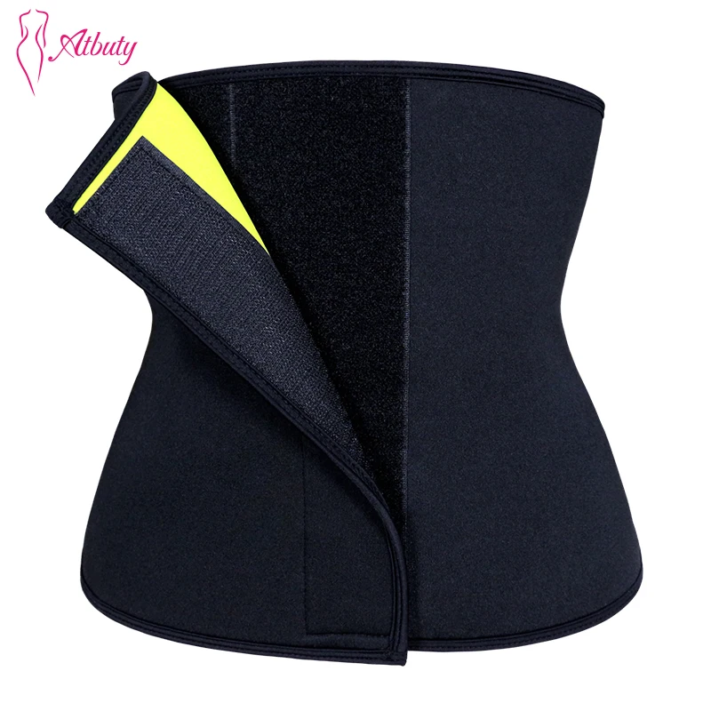 

Atbuty Shaper Waist Trainer Cincher Neoprene Thermal Sweat Workout Control Waist Belt Postpartum Tummy Trimmer