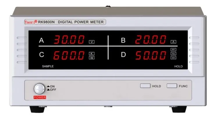 AC Измеритель мощности RK9800N цифровой измеритель мощности 600V20A