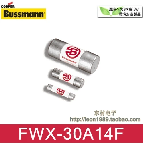 [SA] COOPER BUSSMANN Керамика предохранитель fwx-30a14f 30A 250 В 14x51mm-5 шт./лот | Обустройство дома