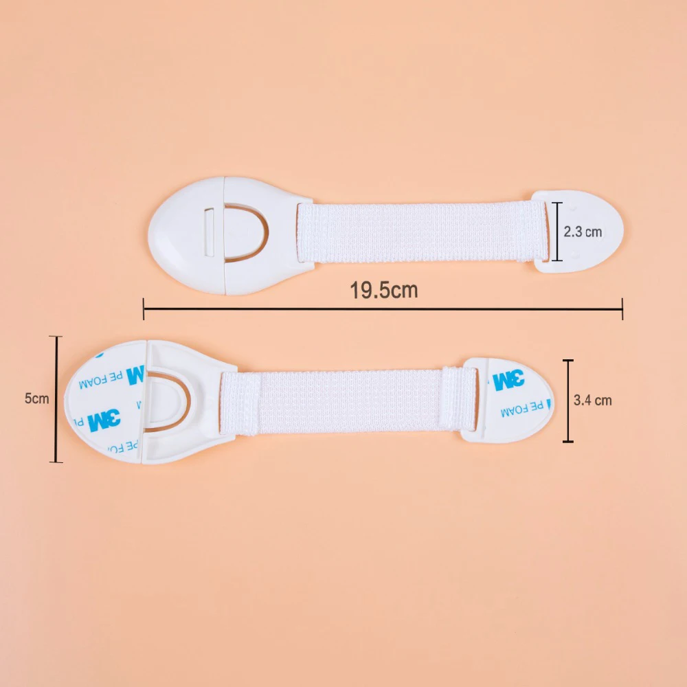 10 Pcs High Quality baby Safety locks for Cabinet Door Drawers Toilet Plastic lock child Safety lock protection from children