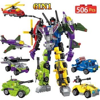 

Helicopter Car Building Blocks Compatible City Blocks Destroyer God of War Weapon Gun Educational Toys for Children