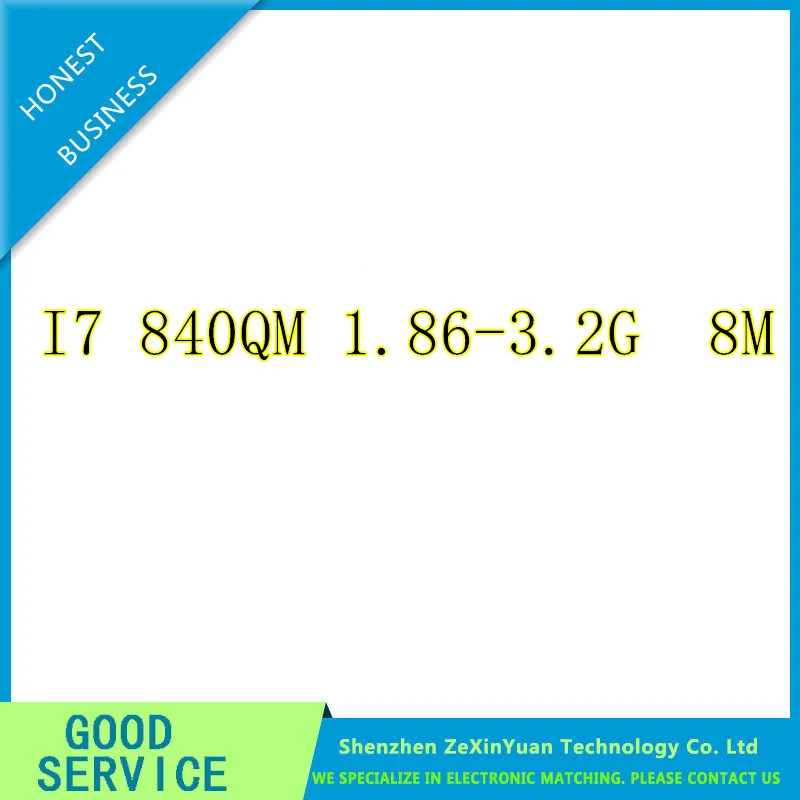 

Original Core i7 840QM 1.86GHz i7-840QM Quad-Core i7 840Q PGA988 SLBMP Mobile CPU Laptop processor
