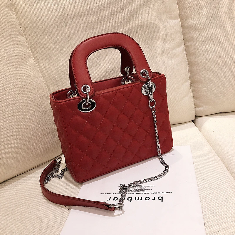 

2019 New Fashion Clutch Women Black White Chain Shoulder Bag Softbag Evening Bag Ladies Hand Bag Leather Yellow Silver Handbag