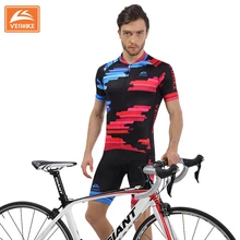 VEOBIKE Велоспорт впитывает влагу Джерси комплект короткий рукав костюм для мужчин лето Pro велосипедный велосипед мягкий шорты спортивная одежда Ropa Ciclismo