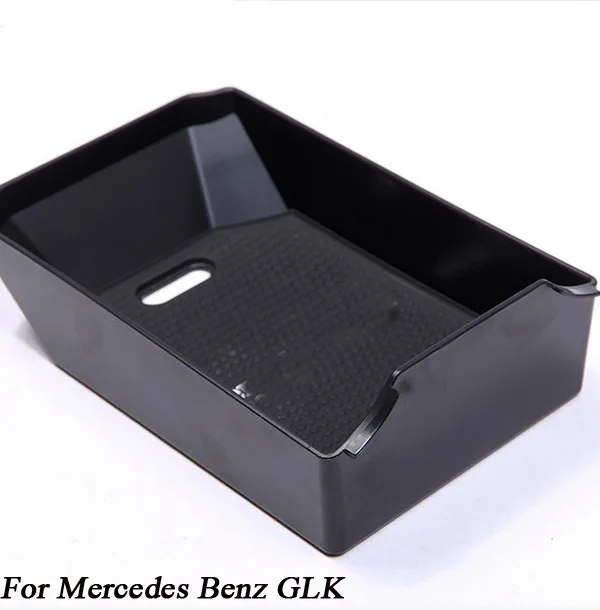 

ABS Plastic Car Central Storage Organizer Car Armrest Container Box For Mercedes Benz GLK 200 260 300 2013 2014 2015 Car Styling