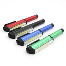 New COB LED Mini Pen cob work flashlight Multifunction LED Magnet COB Inspection work Light Lamp For Camping Or Indoor Lighting