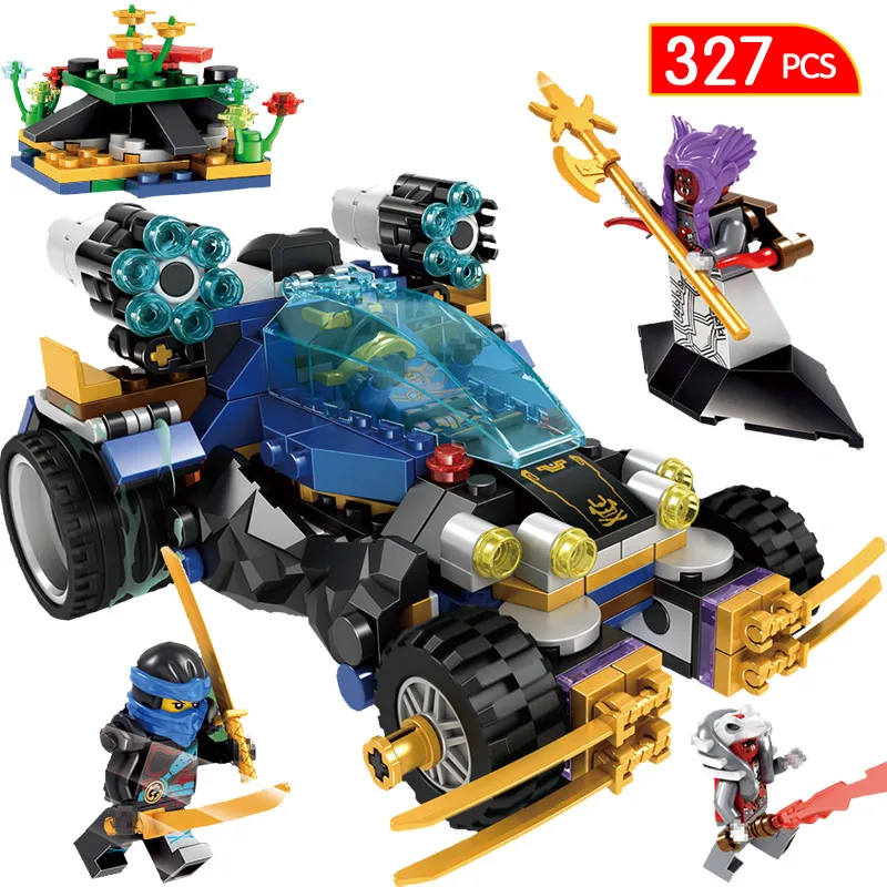 

Ninjagoed Series Bricks Compatible Legoinglys Ninjagoed Assault Car VXL Bricks Building Blocks Model Toys For Boys Children Gift