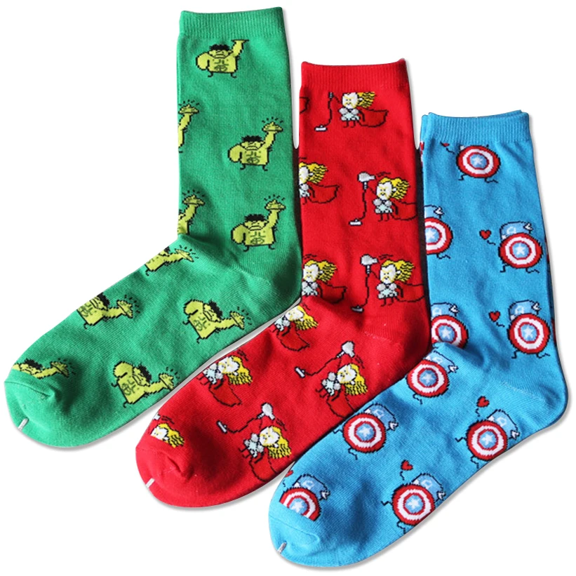 Buy Marvel Comics Hero General Socks cartoon Iron Man