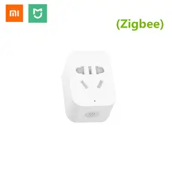 Xiaomi mi jia ZigBee умная розетка WiFi приложение Беспроводное управление Переключатели Таймер разъем для Android IOS работа с приложением mi home