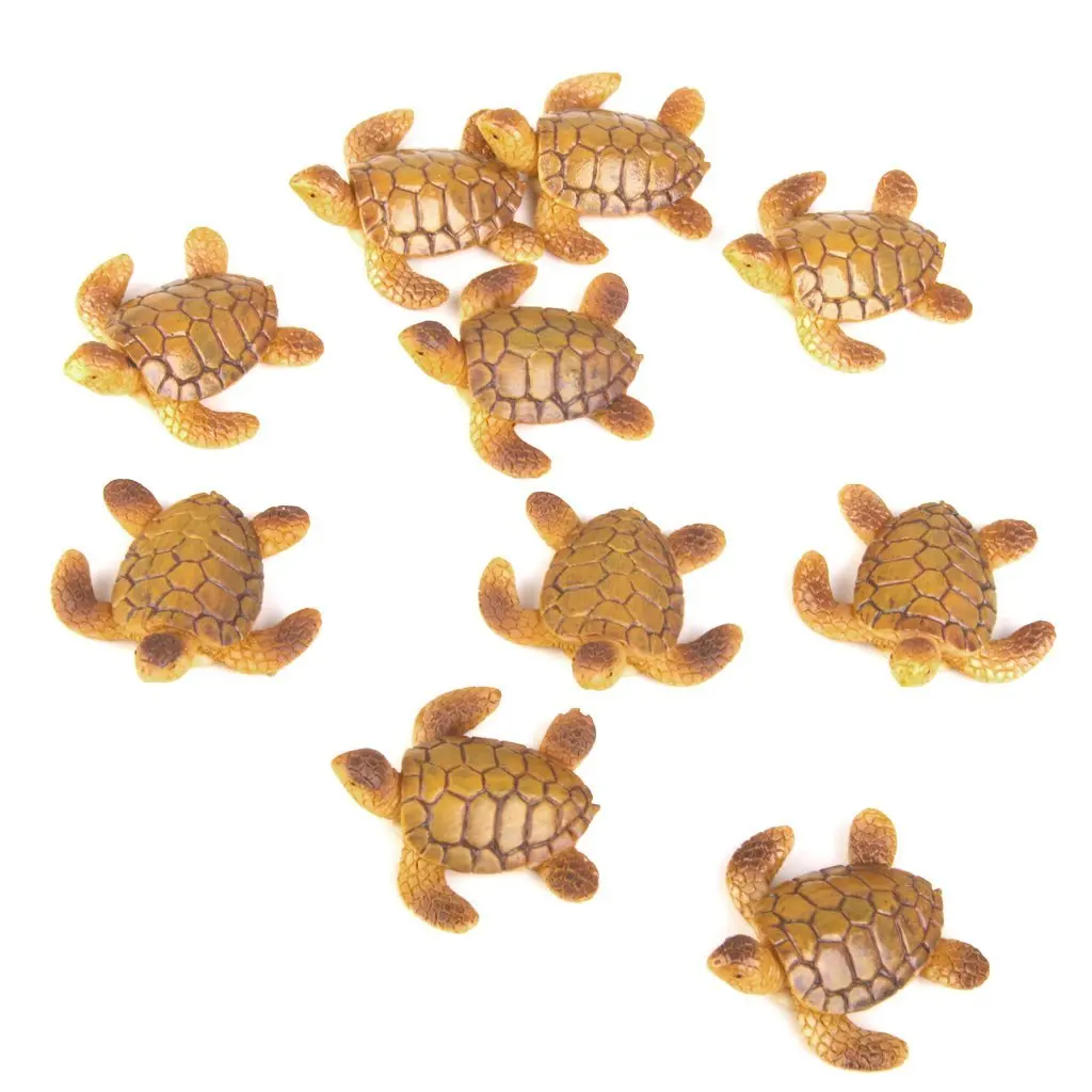 Goede 10 stks Poppenhuis Miniatuur Bonsai Fairytale Tuin Landschap Ambachten Zeeschildpad Decoratie