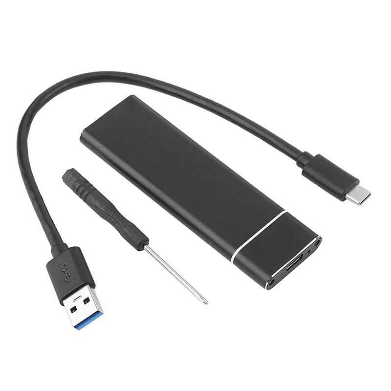 Корпус NGFF для HDD чехол M.2 SATA SSD к USB 3 1 Type C конвертер корпус адаптера 2230/2242/2260/2280