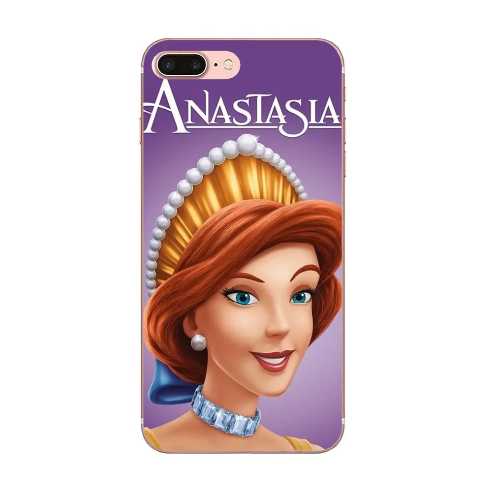 Чехол из ТПУ для Apple iPhone 4 4s 5 5C 5S SE 6 S 7 8 Plus X XS Max XR с героями мультфильмов Anastasia Princess и