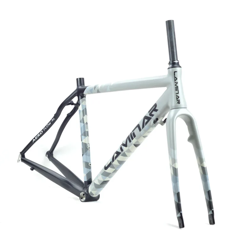 Best LAMINAR Aluminum alloy highway frame Carbon fiber fork Breaking the Wind Quickly Disassemble Edition Containing brake 5