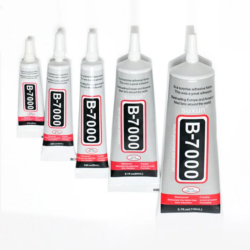 

Fast bonding glue Best B-7000 Multi Purpose Glue Adhesive Epoxy Resin Diy Crafts Glass Touch Screen Cell Phone Super glue B7000