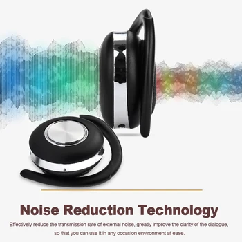 

V5 TWS Bluetooth 5.0 Headphones True Wireless Headset IPX4 Sweatproof Earphones Bass HiFi Sound with Earhooks Earpad Dual HD Mic