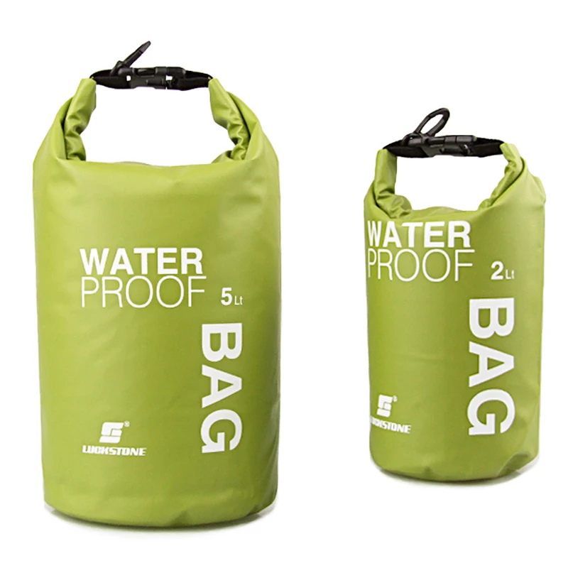 5l ultraligero impermeable para al aire libre rafting drifting kayaking Natación trekking camping saco seco bolsa de almacenamiento equipo