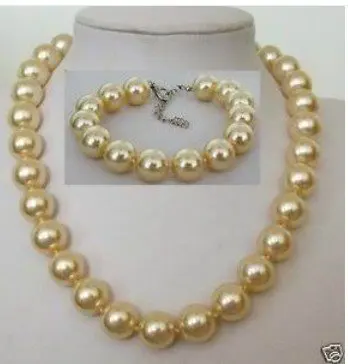 

PERFECTLY 12MM Shell PEARL BRACELET NECKLACE