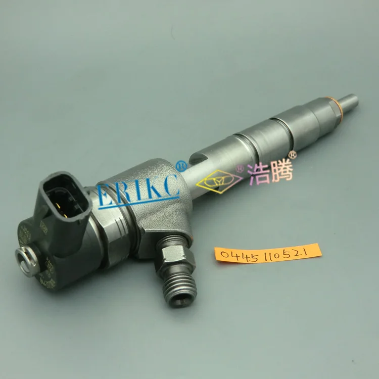 ERIKC 0445110521 crdi двигателя в сборе 0 445 110 521 авто двигатель инжектор дизельного топлива инжектор стандартное сопло форсунки 0445 110 521 Инструменты для ремонта автомобилей фитинг