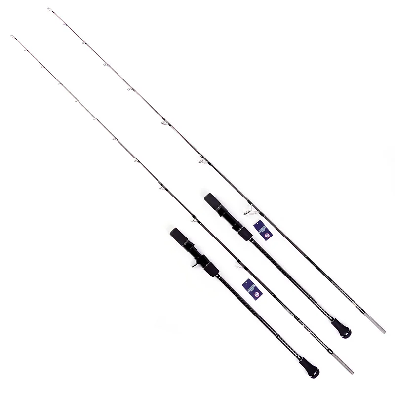 

ECOODA slow jigging rod black expert EBESJ Spinning/Casting boat rod 1.83/1.91 200g/300g/400g 2SEC/1SEC fuji guidesand reel