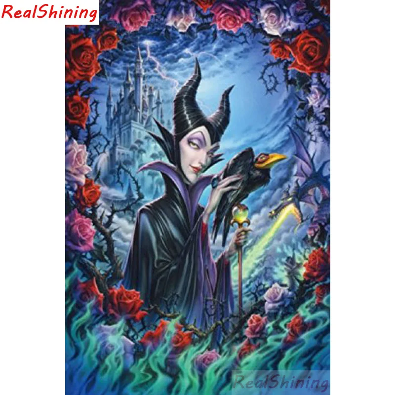 

5D Diy Diamond Painting full Square Diamond Cross Stitch Diamond Embroidery Witch picture for room Decor H2102