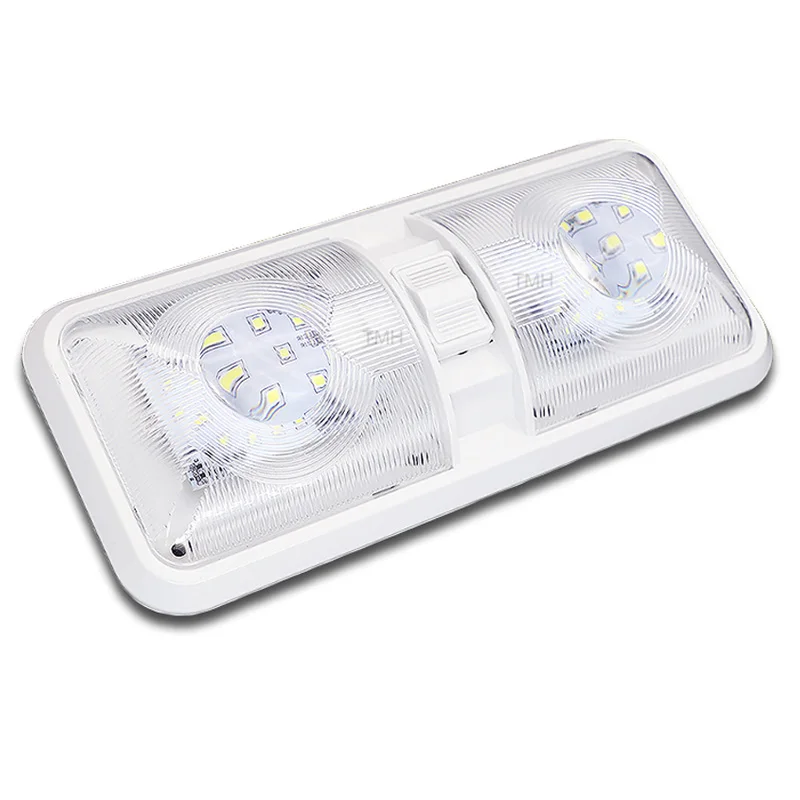 12V RV потолочный купол света Внутреннее освещение 48 Led 5050 для лодок Кемпер трейлер