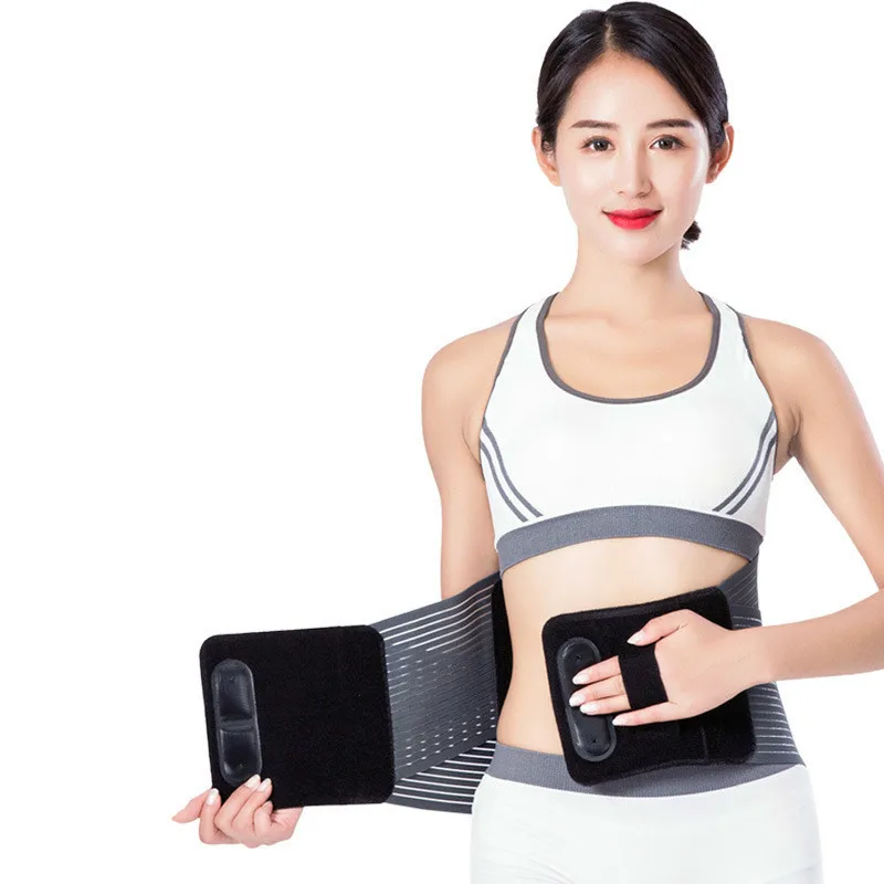 

Lumbar Steel Plate Support Belt High Elasticity Breathable Low Back Protection Prevent Spine Deformation Keep Warm T0433CMD