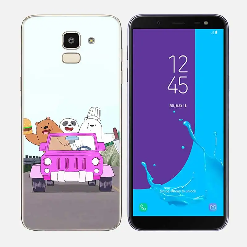 Мягкий силиконовый чехол для телефона медведях для samsung Galaxy j8 j7 j6 j5 j4 j3 Prime Plus - Цвет: Style 11