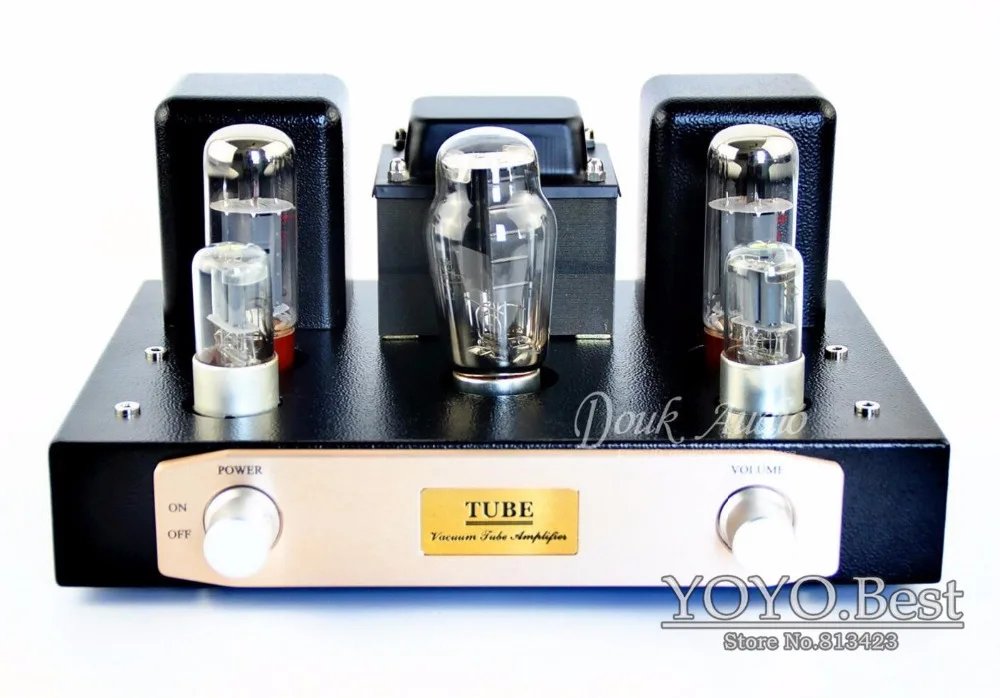 BOYUN HiFi EL34 Valve Tube Amplifier 2.0 Channel Stereo Single-ended Class A amp 12W*2 Finished Product 110~240V