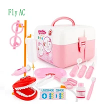 Fly AC deluxe доктор Спецодежда медицинская комплект-Ролевые игры комплект Игрушечные лошадки для детей девочек роль играют образовательные Игрушки для маленьких детей 14 шт