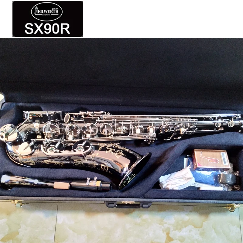 

95% copy Germany JK SX90R Keilwerth Tenor saxophone black Tenor Sax Top professional Musical instrument With Case free shipping