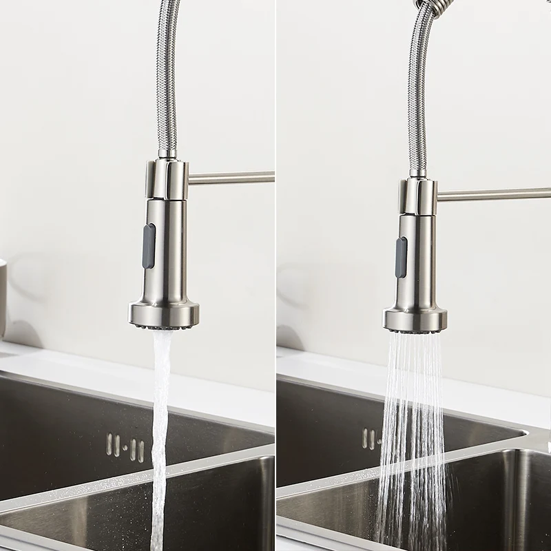Fapully Kitchen Faucet Spring Pull Out Sprayer Dual Spout Single Handle Mixer Tap Sink Faucet 360 Rotation Kitchen Faucets 189 Fapully Kitchen Faucet Spring Pull Out Sprayer Dual Spout Single Handle Mixer Tap Sink Faucet 360 Rotation Kitchen Faucets 189