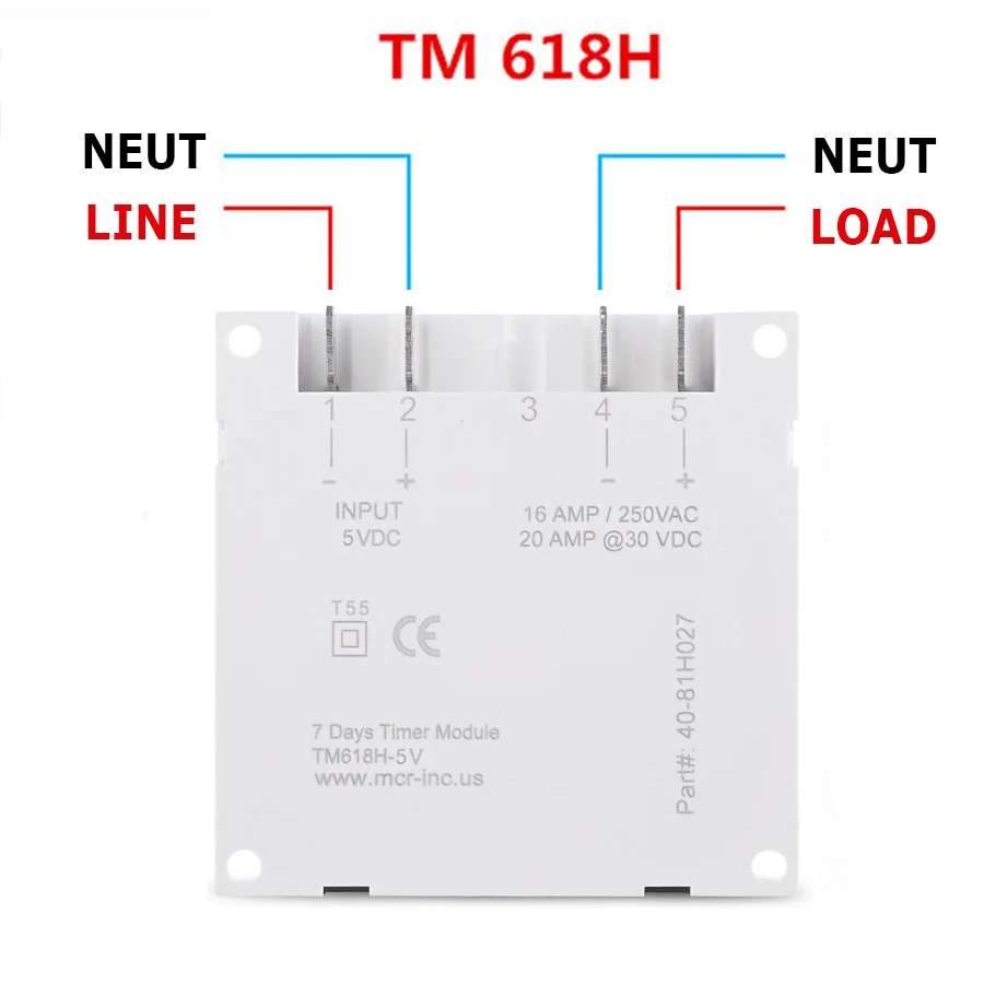 TM618H-5Wiring