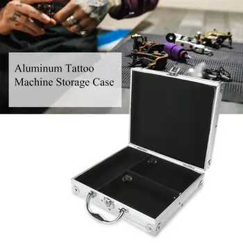 

Aluminum Tattoo Machine Storage Case Machine Gun Carrying Box Empty Organizer Foam Pad Permanent Makeup Embroidery Equipment