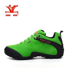 XIANGGUAN для женщин треккинговые ботинки водонепроницаемый Открытый скалолазание женские спортивные кроссовки Нескользящие треккинговые кроссовки дышащие