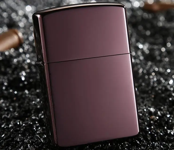 

Hot Sale Glossy Ultra-thin Lighter Vintage Portable Windproof Gas Creative Cigarette Lighter For Camping Gift For Boyfriend