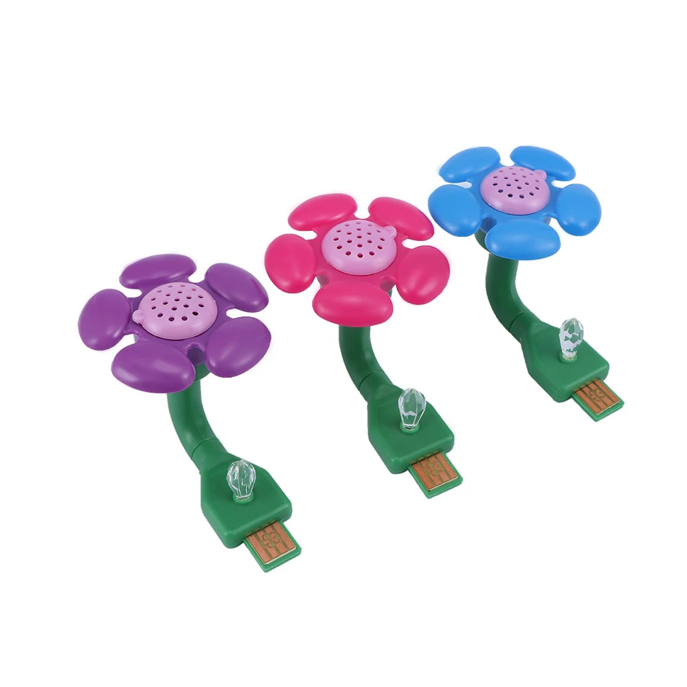 

Flower Shaped Portable Essential Oil Diffuser USB Port Air Freshener Car Office Home Computer Aromatherapy Device