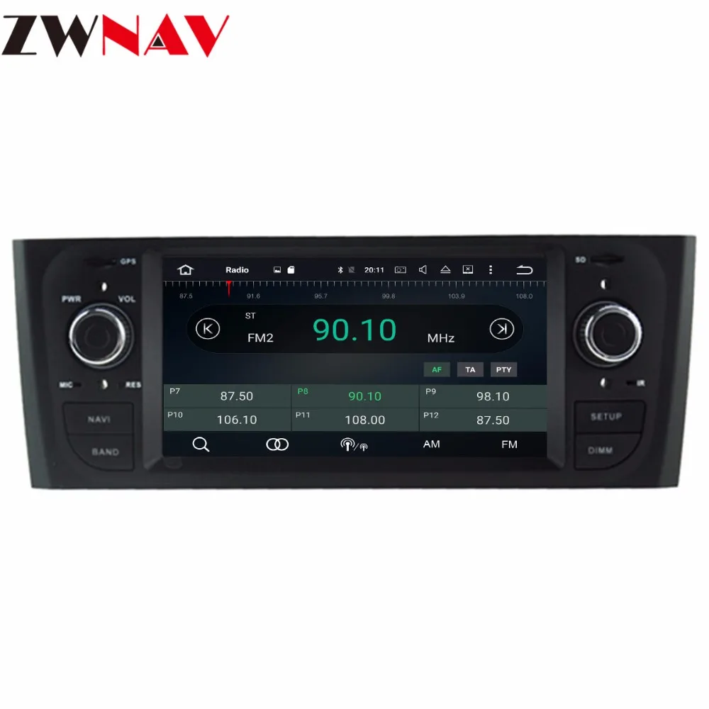 Best Android 8.1 Car DVD player Stereo head unit For Fiat Grande Punto Linea 2007 2008 2009 2010 2011 2012 Auto radio GPS Navigation 2