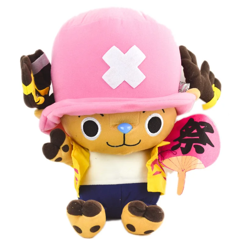 

30cm ONE PIECE Lovely Cartoon Tony Tony Chopper Priest Fish Plush Kawaii Pillow Soft Soft Stuffed Toy