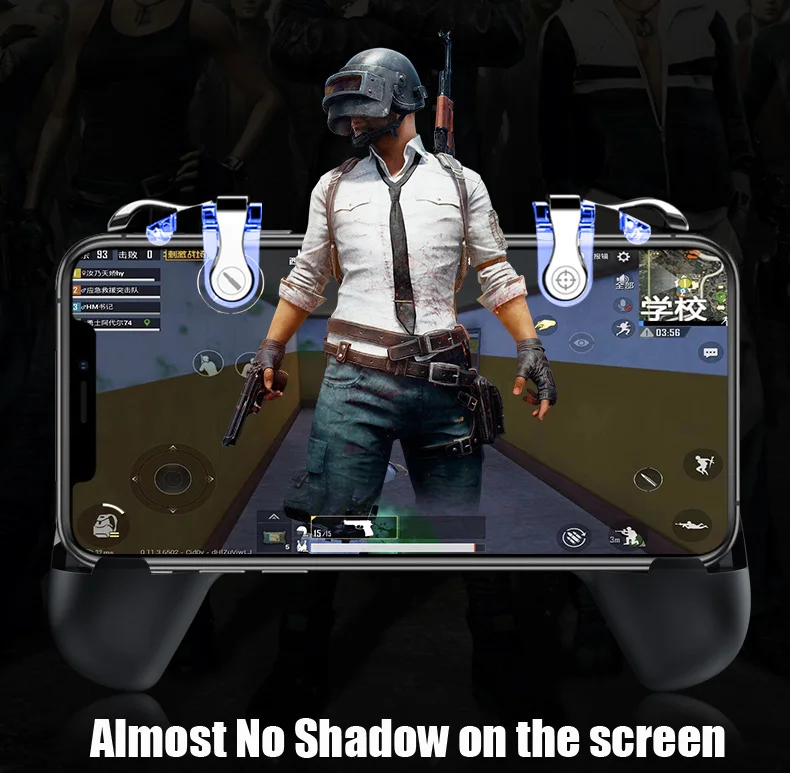 Winex PUBG мобильный геймпад Android портативные игровые плееры Pubg контроллер игровой коврик для IPhone Xiaomi с триггером кулер powerbank