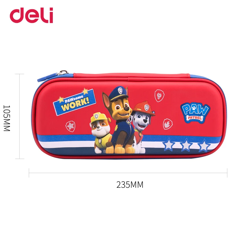 Deli paw patrol водонепроницаемый чехол-карандаш kawaii Большой Вместительный Многофункциональный студенческий пенал школьные офисные канцелярские принадлежности