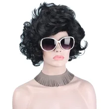 Funer Игра престолов/песня Льда и Огня/Джон Сноу/Часовщик черный короткий кудрявый парик для волос