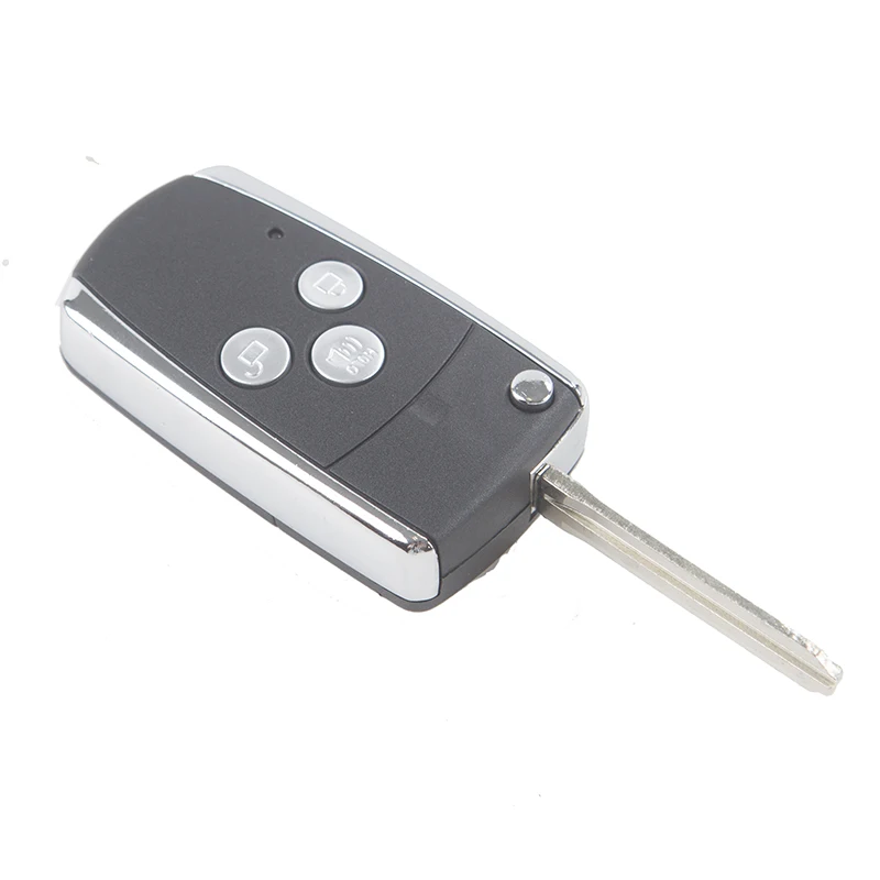 

3 Button Auto Key Case Folding Flip Car Key Blade Shell Cover FOB Modified Replacement For Toyota Camry RAV4 YARIS Corolla PRADO