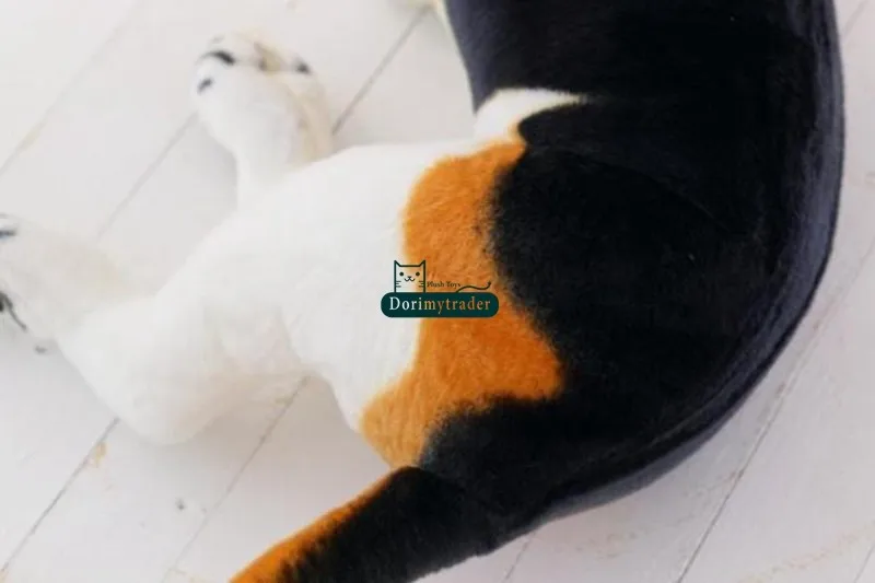 Dorimytrader  35'' 90cm Lovely  Animal Dog Stuffed Large Plush Soft Emulational Dog Toy 2 Models Free Shipping DY60969 (9)